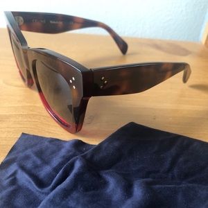 Celine Sunglasses Havana red and brown